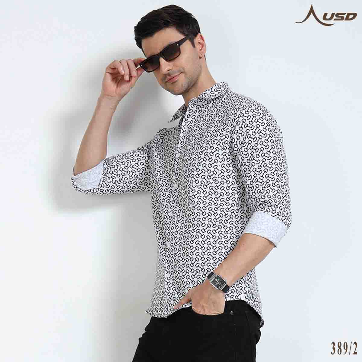 Premium Oxford Digital Printed Shirts-389/2