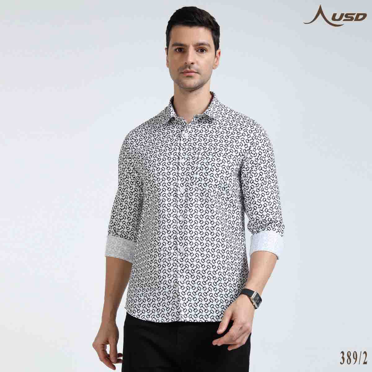 Premium Oxford Digital Printed Shirts-389/2