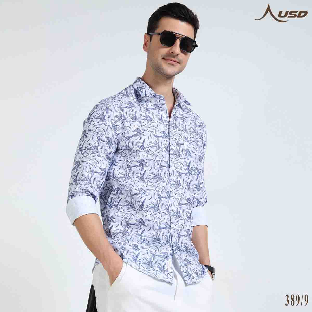 Premium Oxford Digital Printed Shirts-389/9