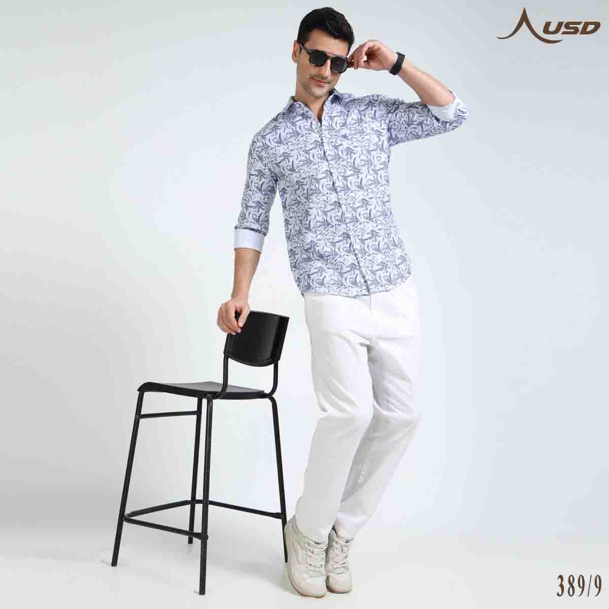 Premium Oxford Digital Printed Shirts-389/9