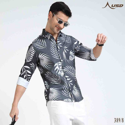 Premium Oxford Digital Printed Shirts-389/8