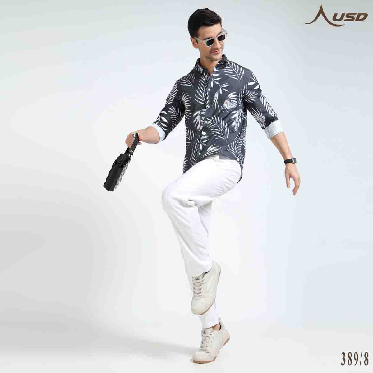 Premium Oxford Digital Printed Shirts-389/8