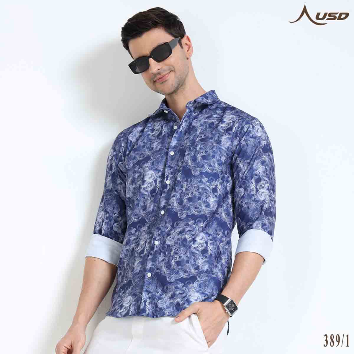 Premium Oxford Digital Printed Shirts-389/1