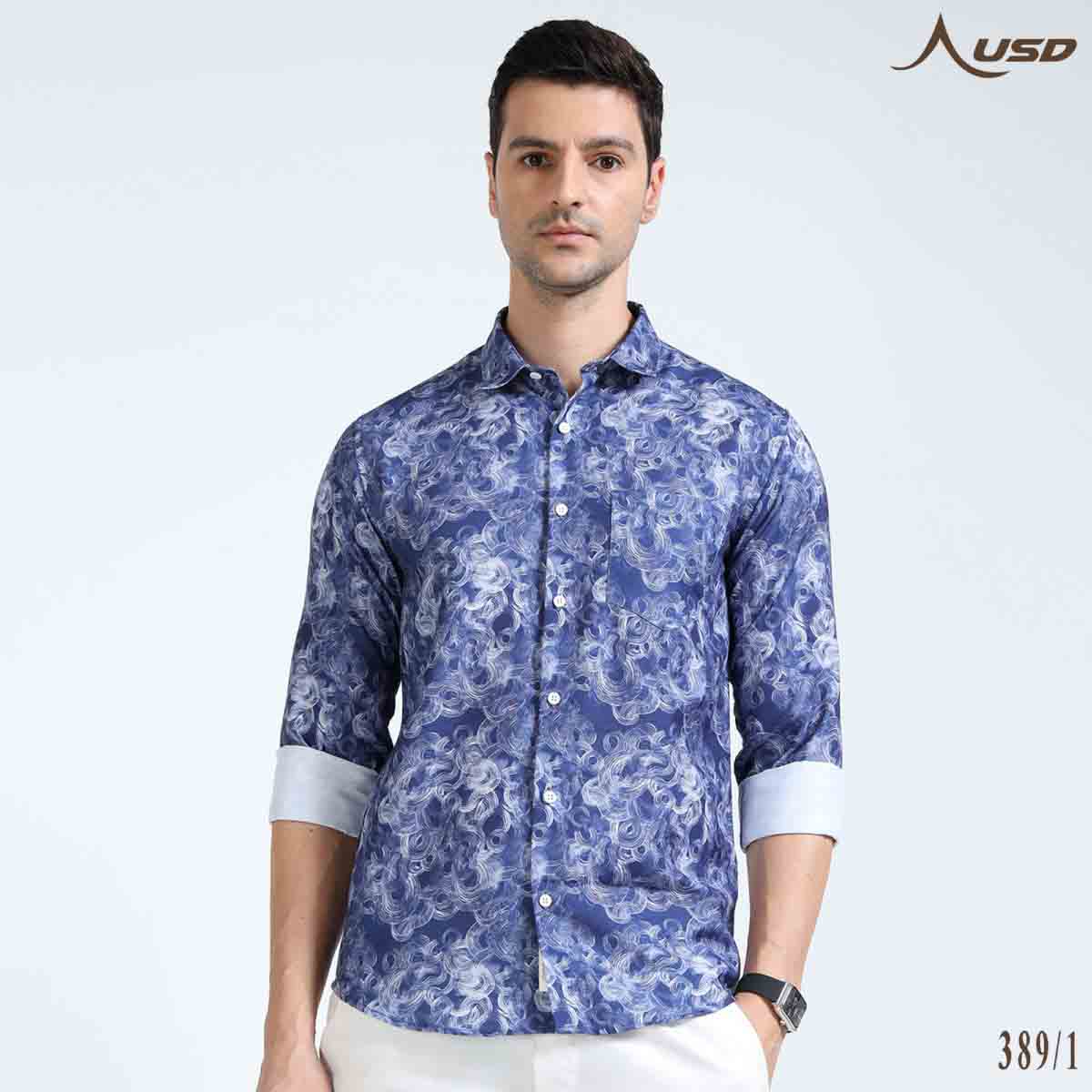 Premium Oxford Digital Printed Shirts-389/1