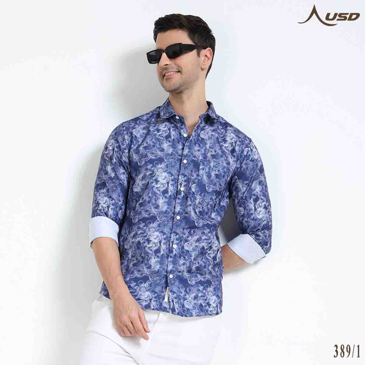 Premium Oxford Digital Printed Shirts-389/1