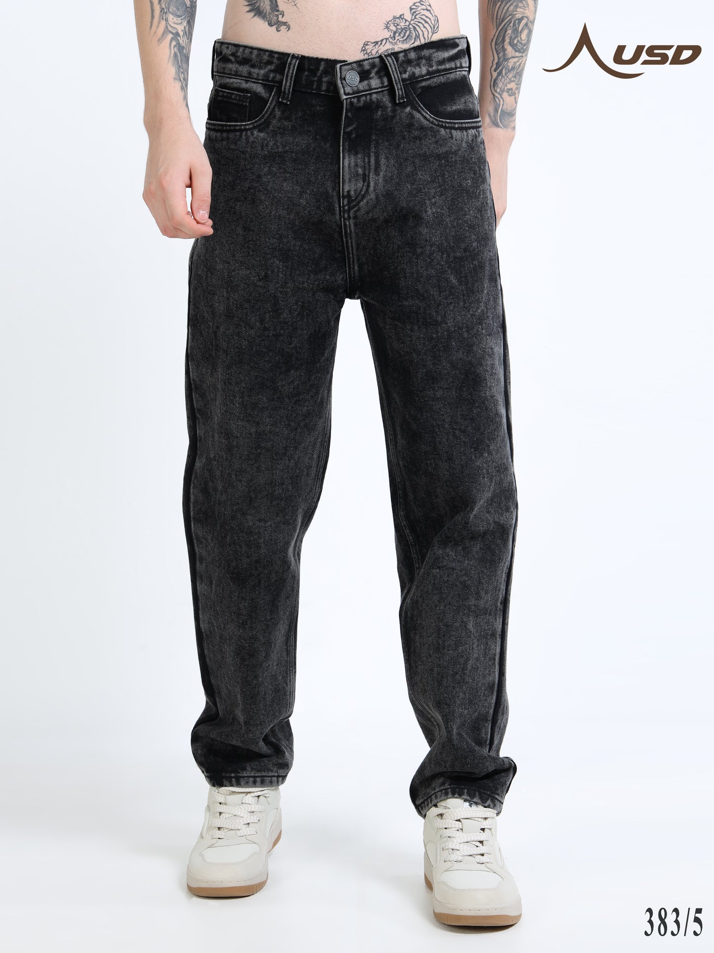 383/5-Classic MOM Fit Jeans - Comfort With Style"