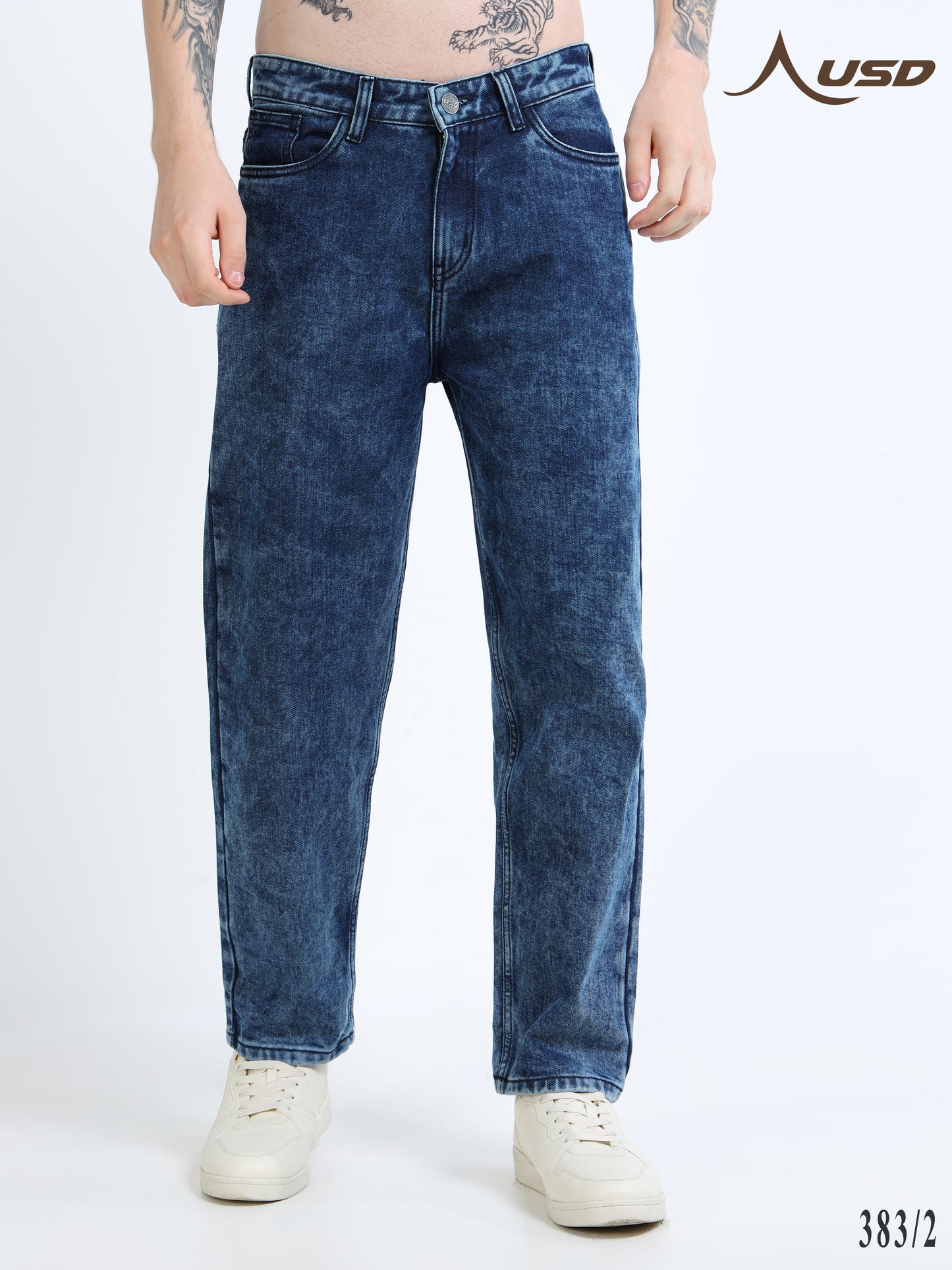383/2-Classic MOM Fit Jeans - Comfort With Style"
