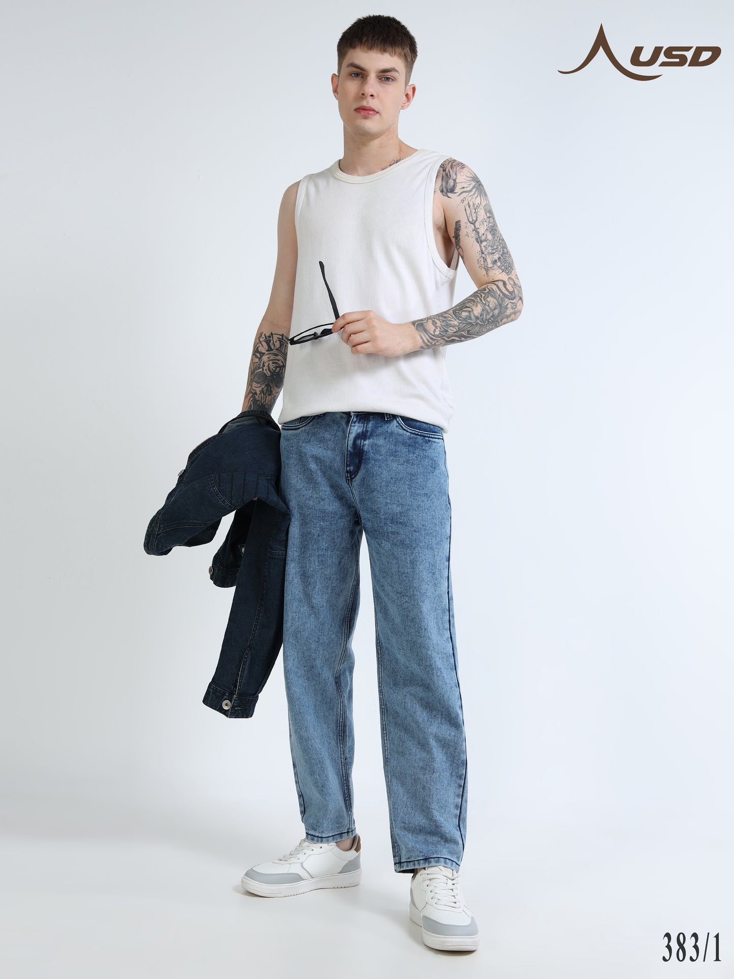 383/1-Classic MOM Fit Jeans - Comfort With Style"