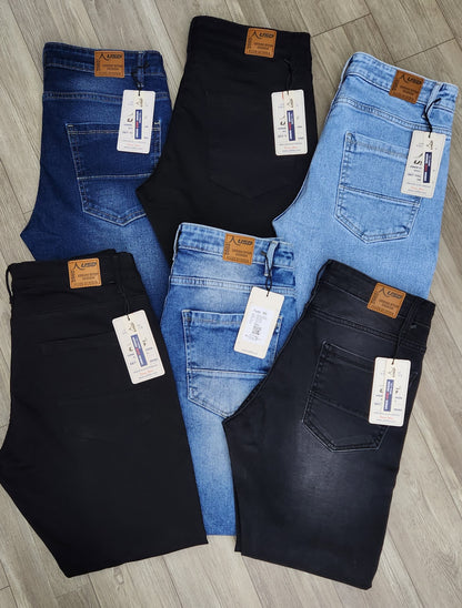 358/5-Torn Men's Premium Denim Jeans Ankle Fit