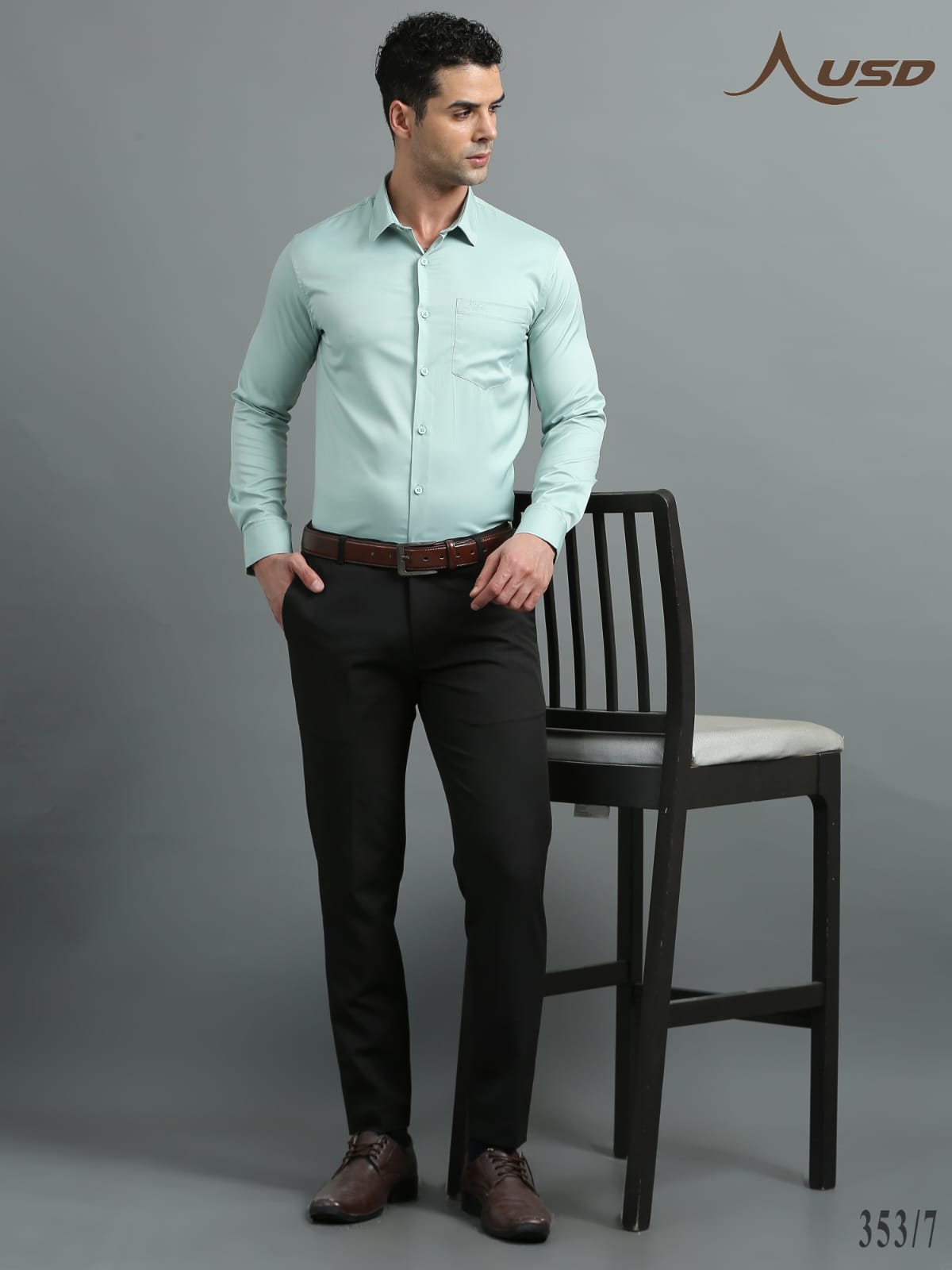 353/7-Satin Party Wear Shirts