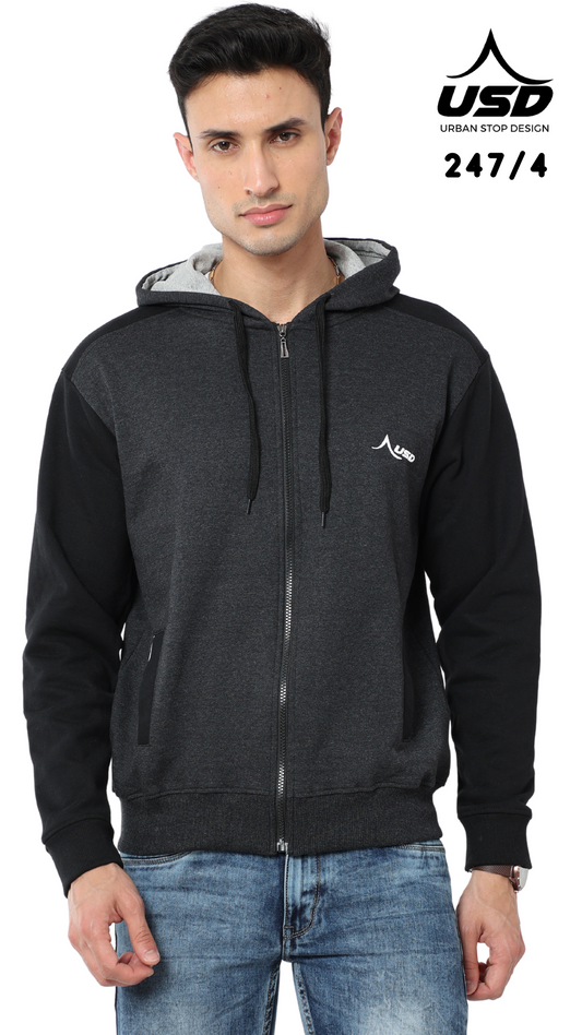 247/4-Zipper Hoodies - Pull over