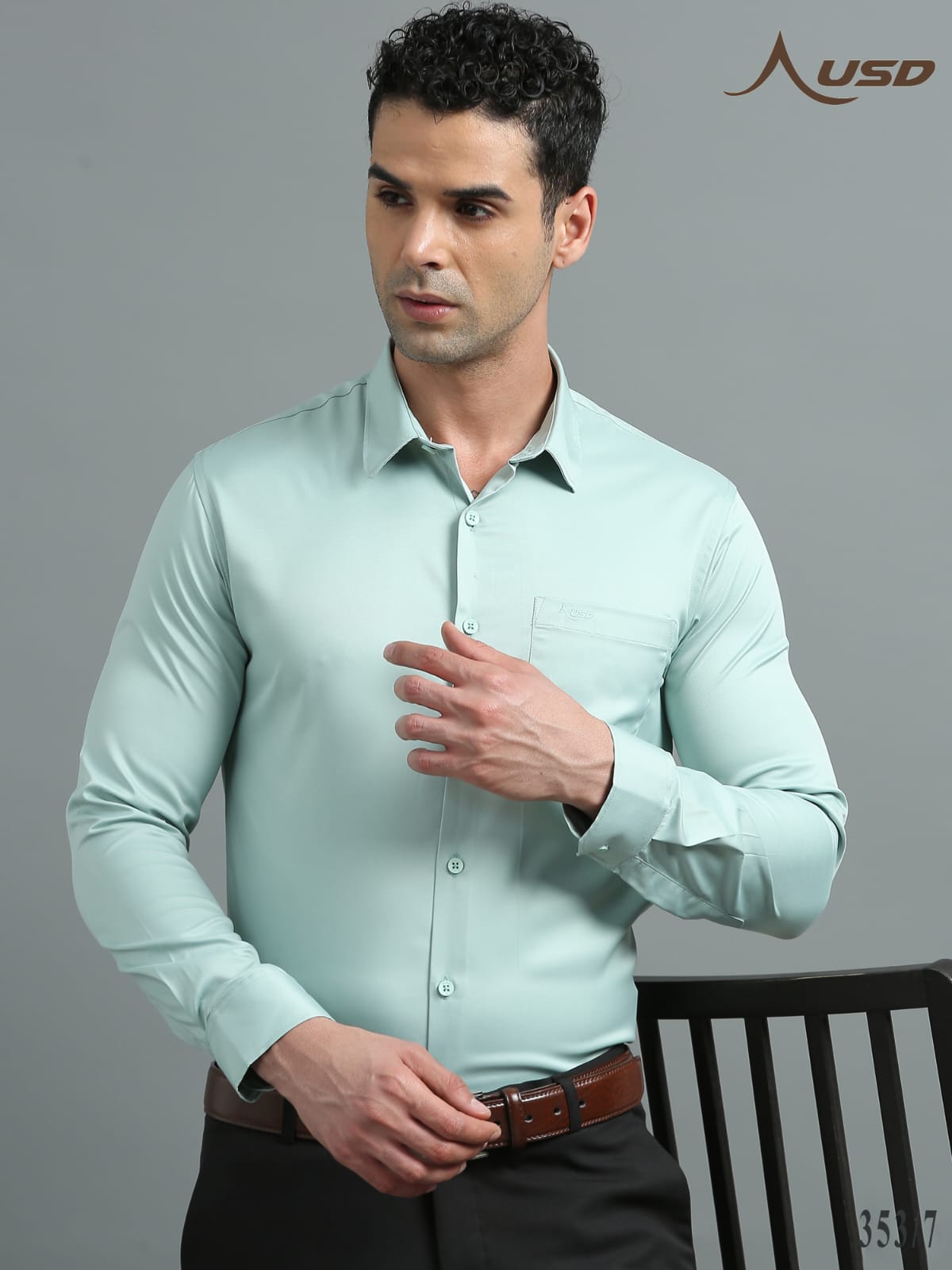 353/7-Satin Party Wear Shirts