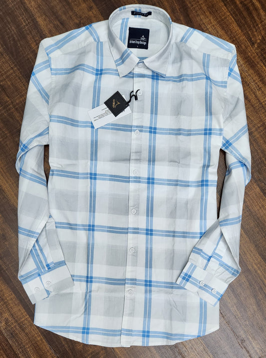 339/1-Twil Cotton Printed Chex Shirts