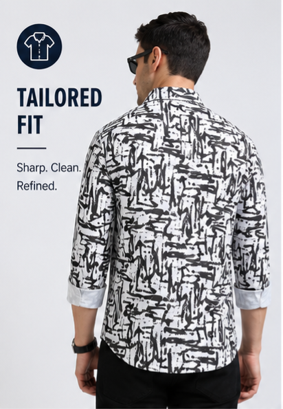 Premium Oxford Digital Printed Shirts-389/4
