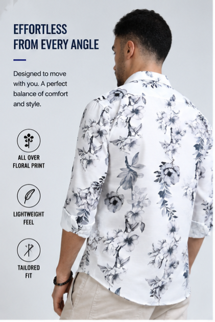 Premium Rayon Digital Print Shirt - 386/8