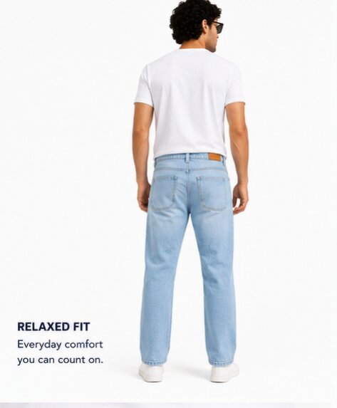 Trendy Baggy Fit Jeans - Comfort With Style - 411/3
