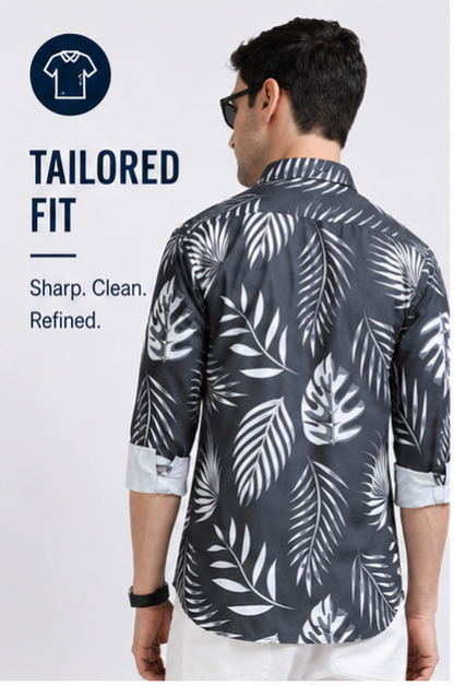 Premium Oxford Digital Printed Shirts-389/8