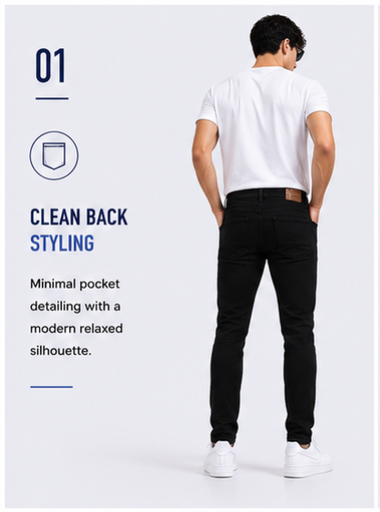 Men's Premium Denim Jeans Ankle Fit - 364/6
