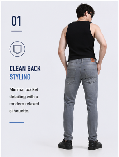 Men's Premium Denim Jeans Ankle Fit - 364/5