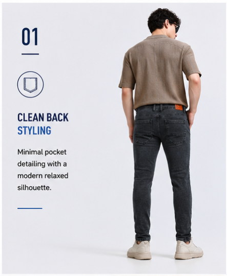 Men's Premium Denim Jeans Ankle Fit - 364/3