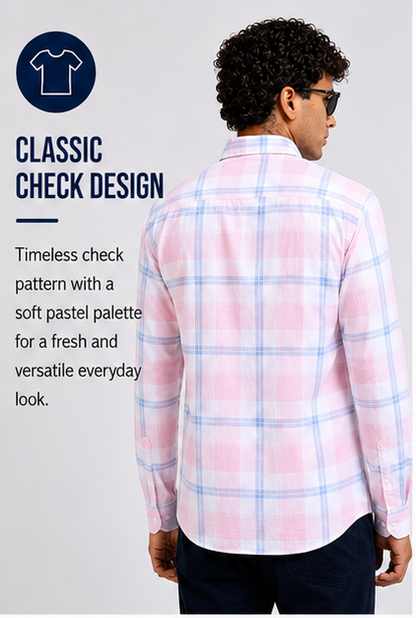 Twill Cotton Printed Chex Shirts - 339/9