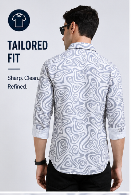 Premium Oxford Digital Printed Shirts-389/7