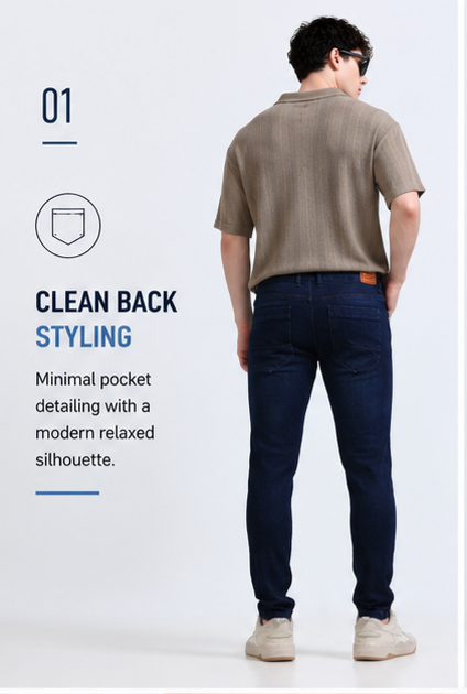 Men's Premium Denim Jeans Ankle Fit - 364/1