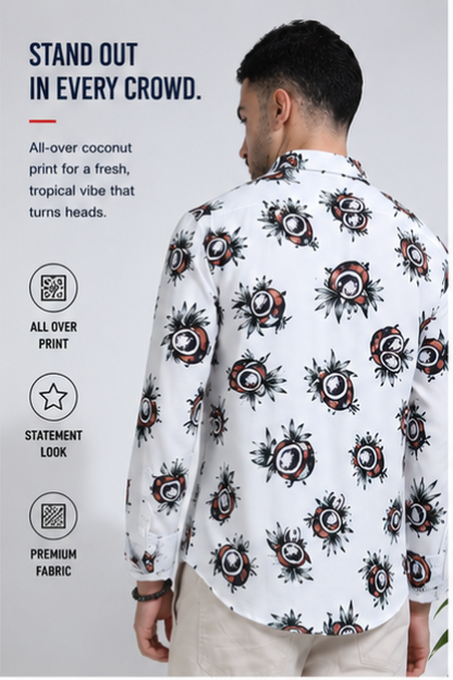 Premium Rayon Digital Print Shirt - 386/7