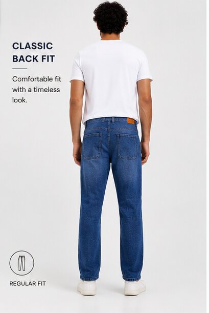 Trendy Baggy Fit Jeans - Comfort With Style - 411/1