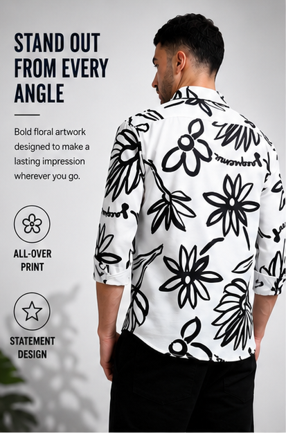 Premium Rayon Digital Print Shirt - 386/2