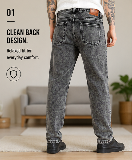 Classic MOM Fit Jeans - Comfort With Style - 383/4