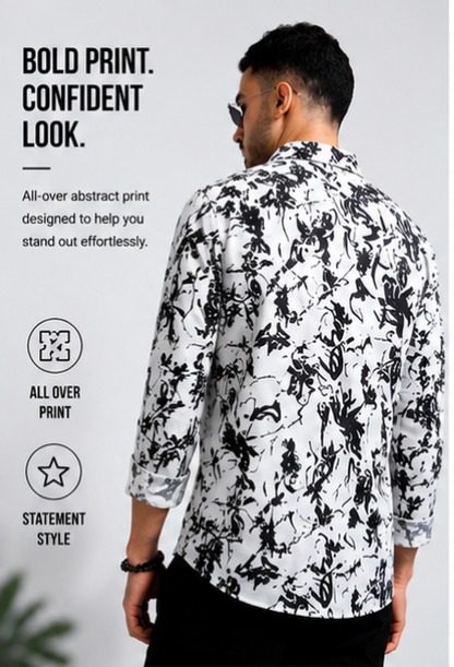 Premium Rayon Digital Print Shirt - 386/4
