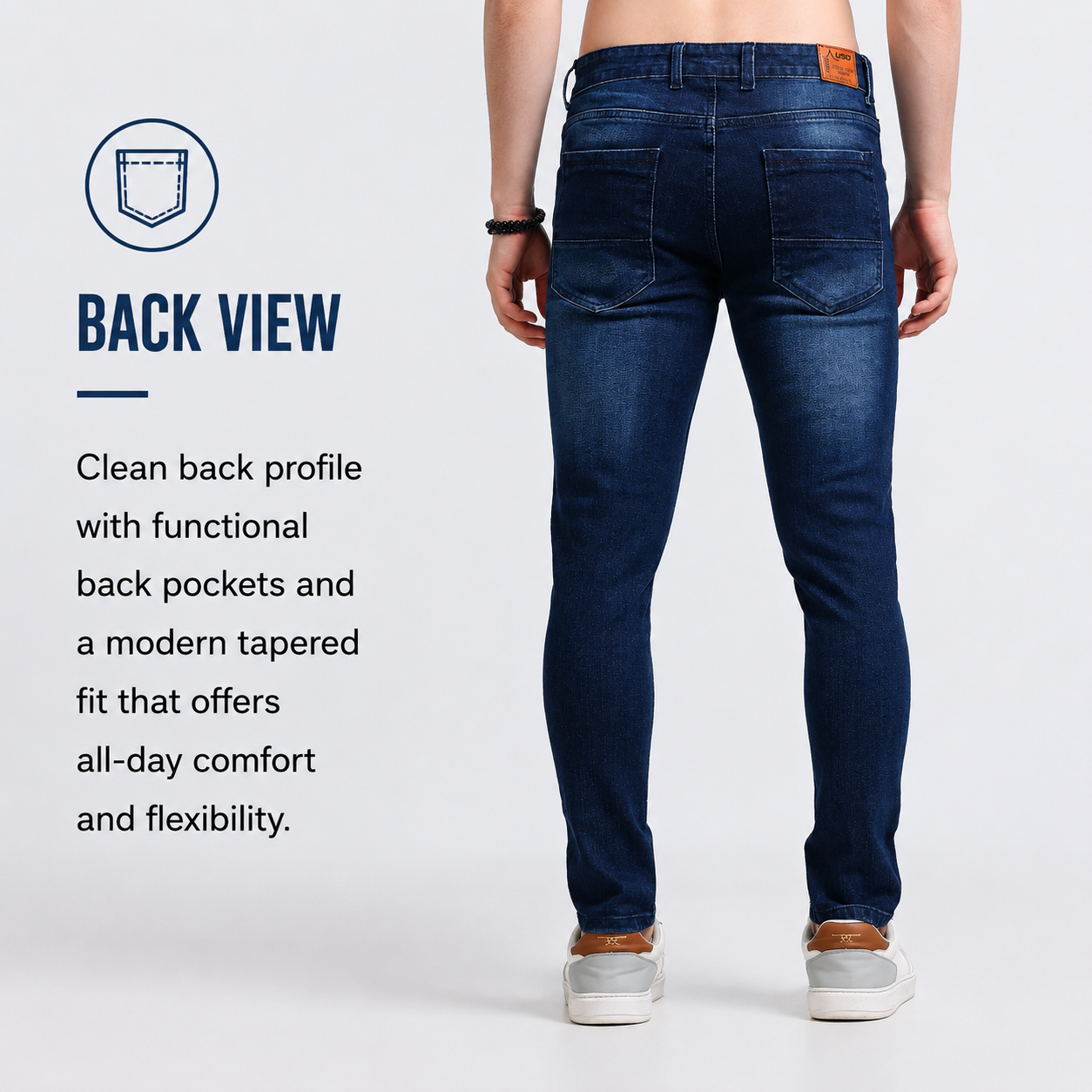 Torn Men's Premium Denim Jeans Ankle Fit - 358/1