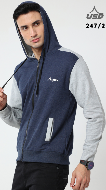 247/2-Zipper Hoodies - Pull over