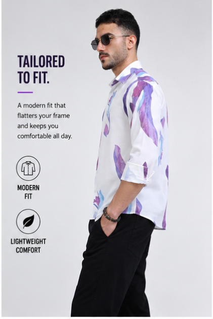 Premium Rayon Digital Print Shirt - 386/6