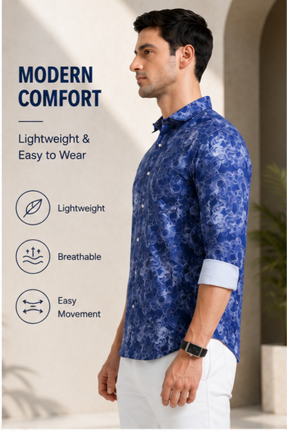 Premium Oxford Digital Printed Shirts-389/1