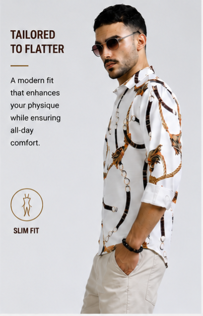 Premium Rayon Digital Print Shirt - 386/1