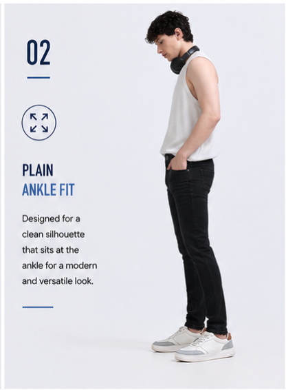 Men's Premium Denim Jeans Ankle Fit - 364/4