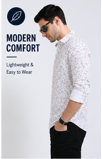 Premium Oxford Digital Printed Shirts-389/6