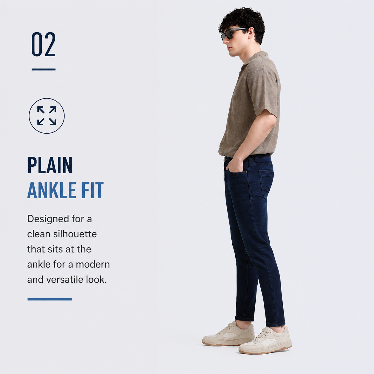 Men's Premium Denim Jeans Ankle Fit - 364/1