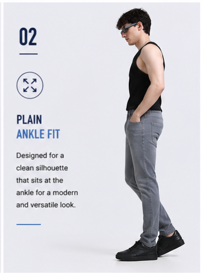 Men's Premium Denim Jeans Ankle Fit - 364/5