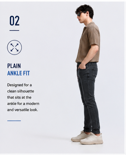 Men's Premium Denim Jeans Ankle Fit - 364/3