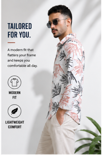 Premium Rayon Digital Print Shirt - 386/5
