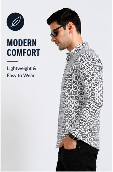 Premium Oxford Digital Printed Shirts-389/2