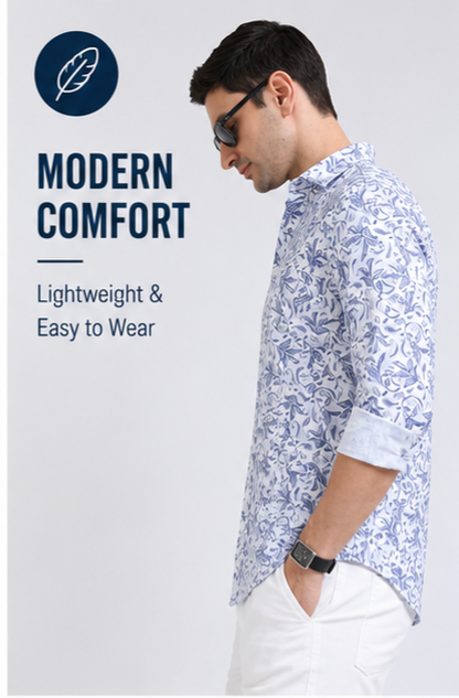 Premium Oxford Digital Printed Shirts-389/9