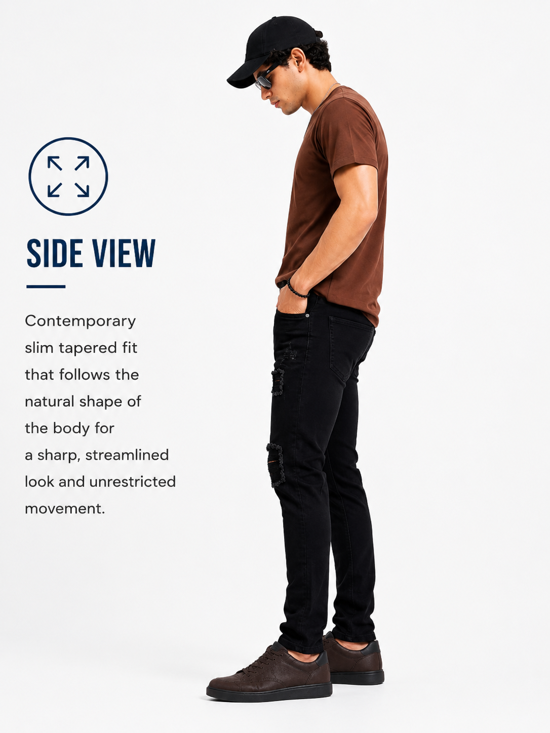 Torn Men's Premium Denim Jeans Ankle Fit - 358/5