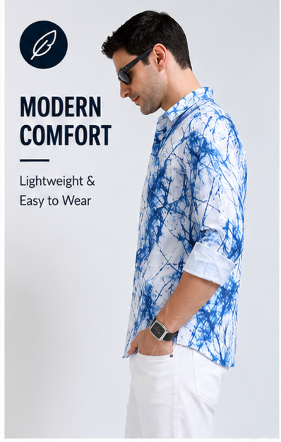 Premium Oxford Digital Printed Shirts-389/5