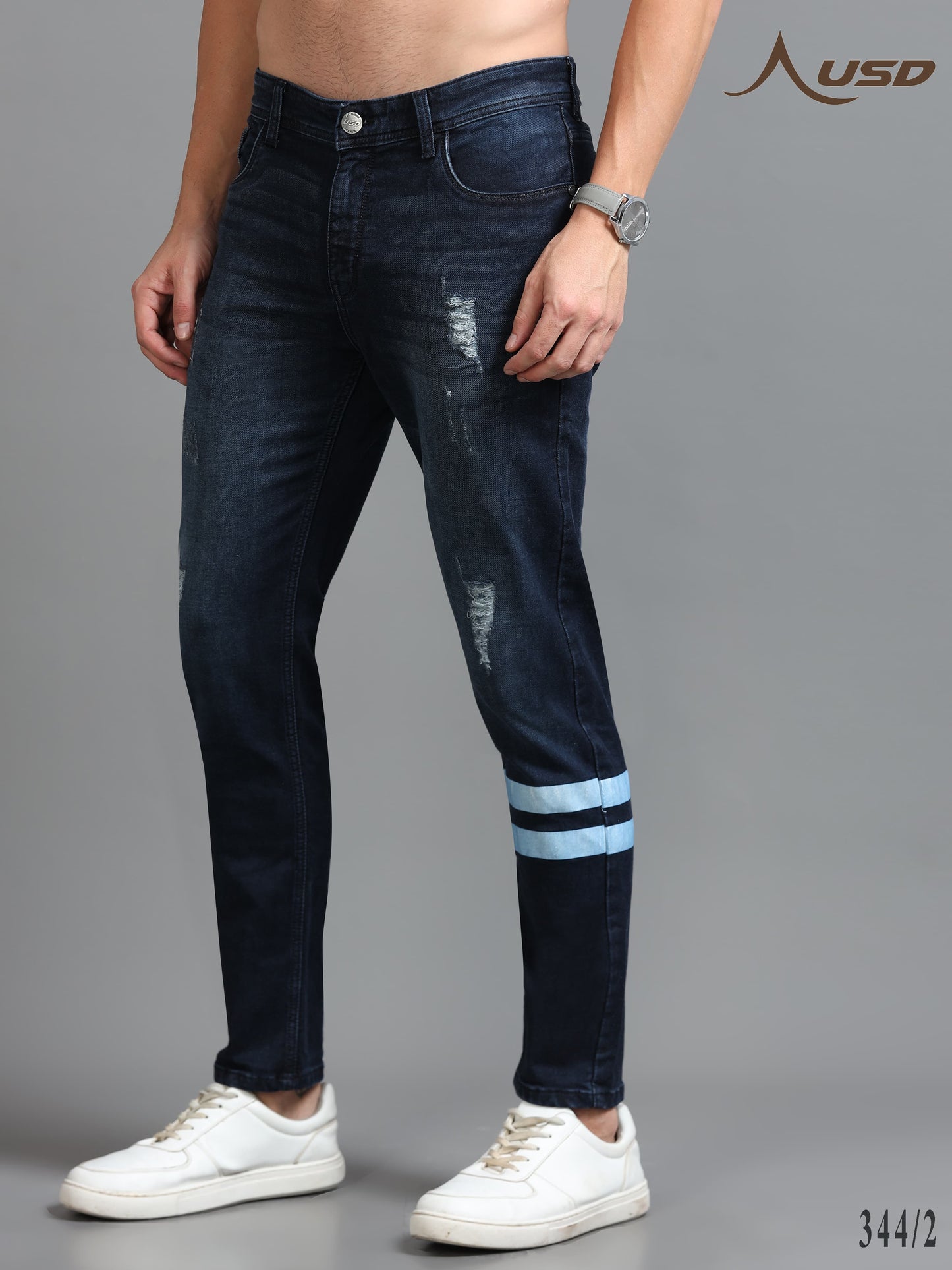 344/2-Designer Ankle Fit Jeans