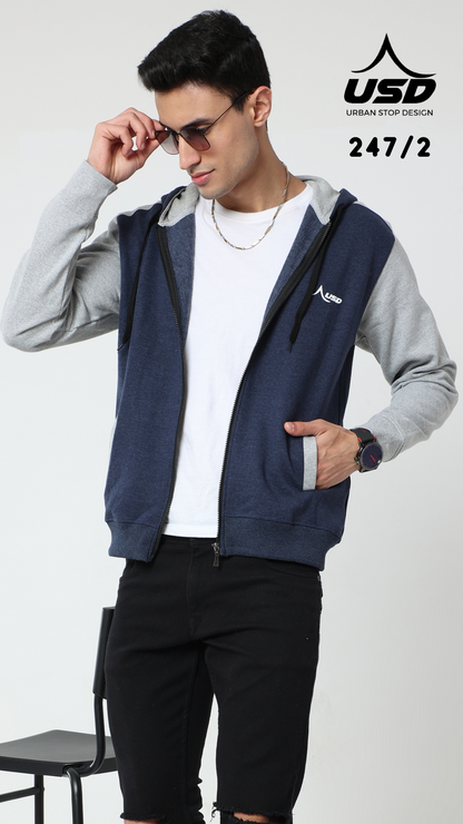 247/2-Zipper Hoodies - Pull over