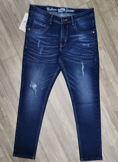 358/1-Torn Men's Premium Denim Jeans Ankle Fit